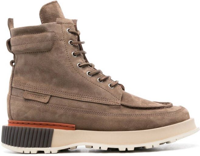 Buttero lace-up ankle boots Brown
