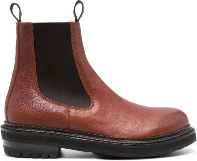 Buttero leather ankle boots Brown