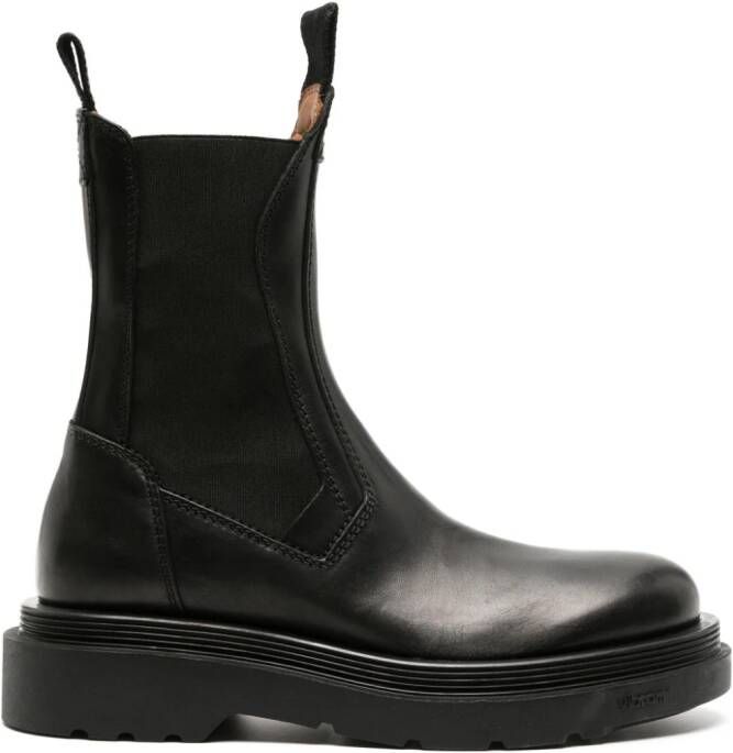 Buttero Storia chelsea leather boots Black