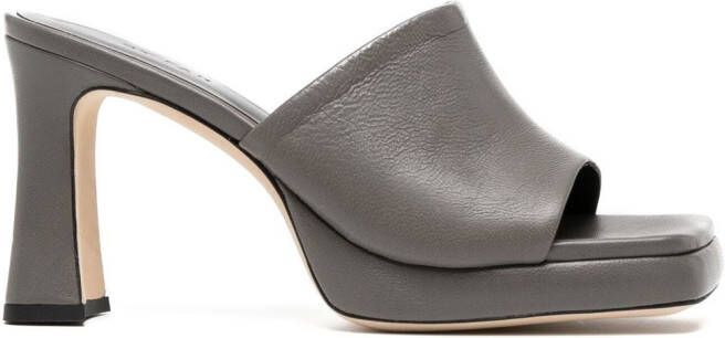 BY FAR Belize open-toe sandals Grey