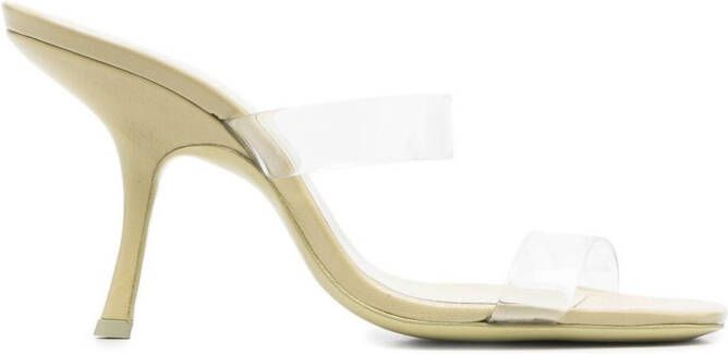 BY FAR Clara sandals Green