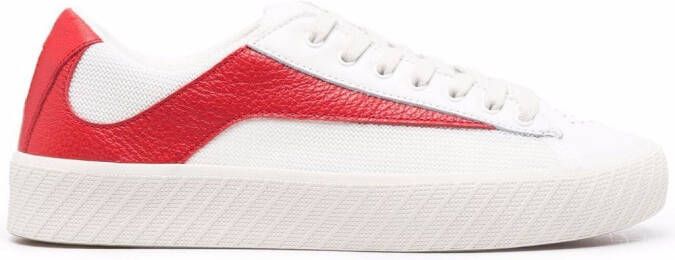 BY FAR contrasting-panel sneakers White
