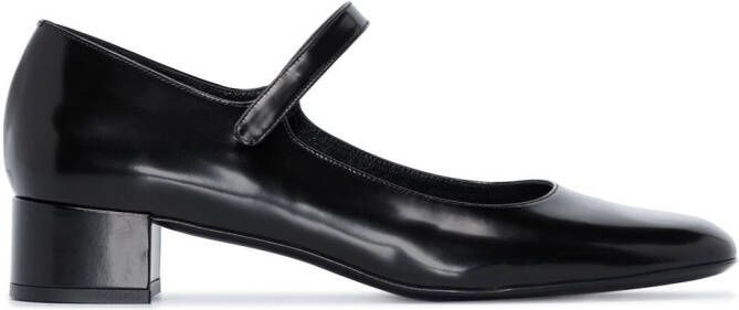 BY FAR 45mm Ginny leather pumps Black