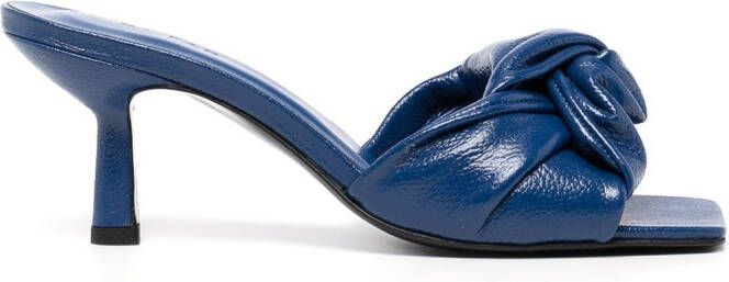 BY FAR 60mm Lana sandals Blue