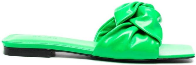 BY FAR Lima open-toe sandals Green