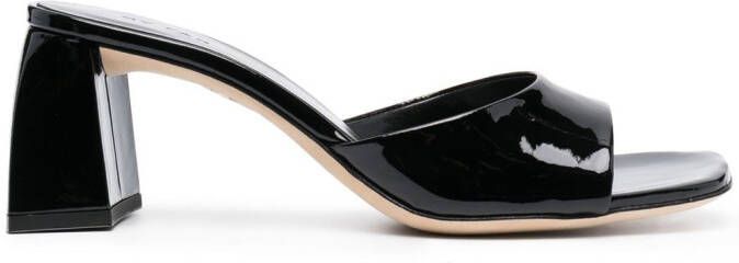 BY FAR 80mm Romy sandals Black