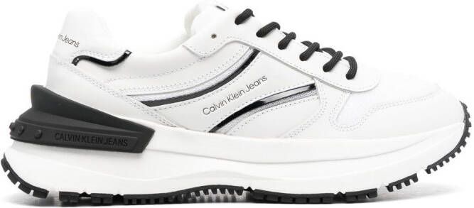 Calvin Klein Jeans logo-panel sneakers White