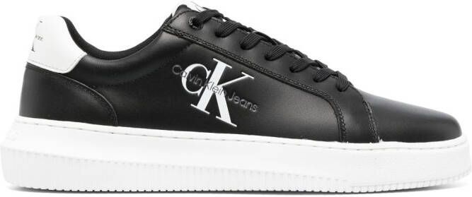 Calvin Klein Jeans logo-print low-top sneakers Black