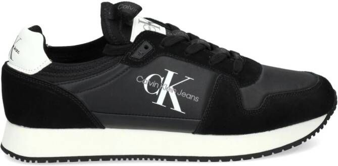 Calvin Klein Jeans logo-print panelled sneakers Black
