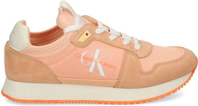Calvin Klein Jeans Runner panelled sneakers Orange