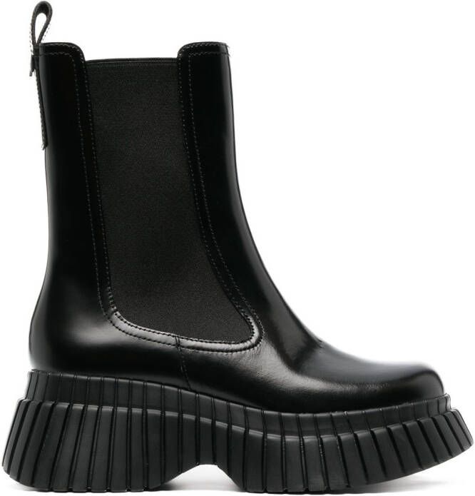 Camper BCN elasticated-panel ankle boots Black