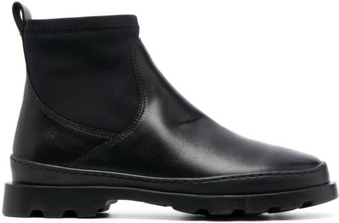 Camper Brutus ankle-length leather boots Black