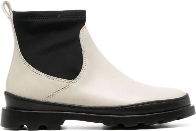 Camper Brutus contrasting-panel boots Neutrals