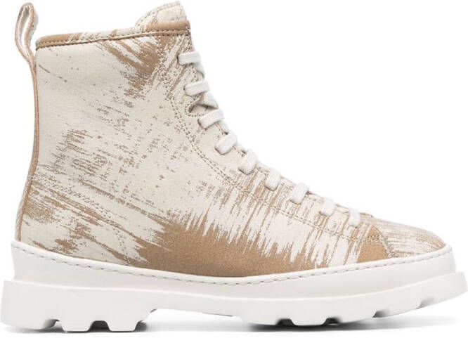 Camper Brutus lace-up boots Neutrals
