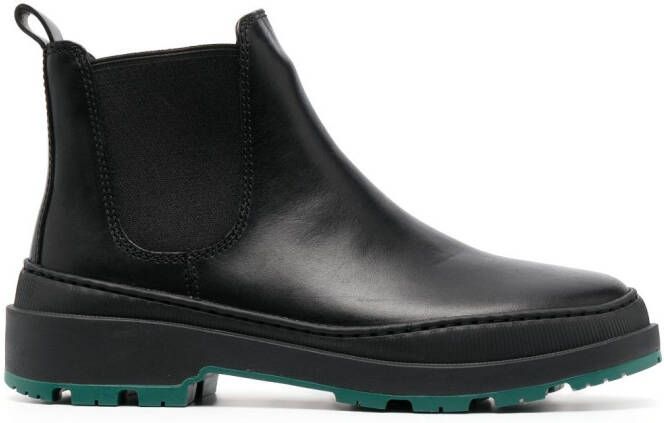 Camper Brutus leather ankle boots Black