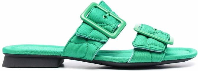 Camper Casi Myra double-strap sandals Green