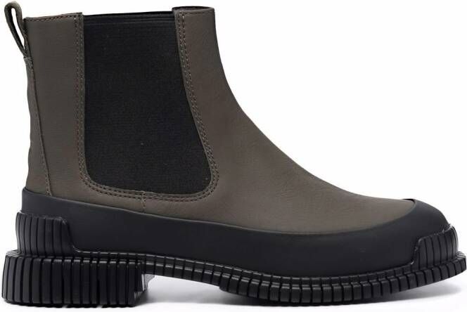 Camper colour-block ankle boots Green