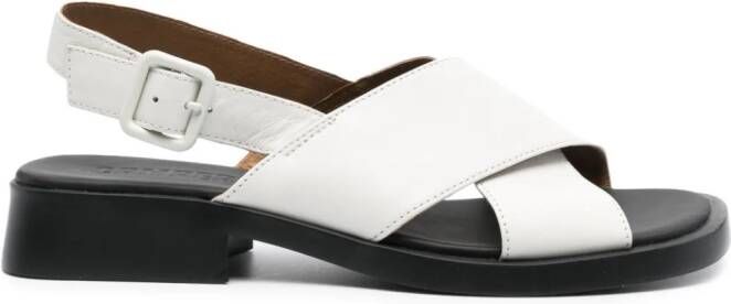 Camper Dana 35mm leather sandals White