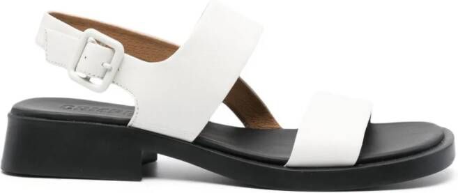 Camper Dana double-strap sandals White