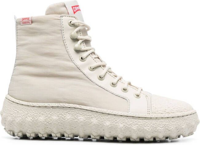 Camper Ground lace-up ankle boots Grey