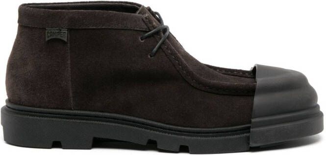 Camper Junction suede lace-up shoes Brown