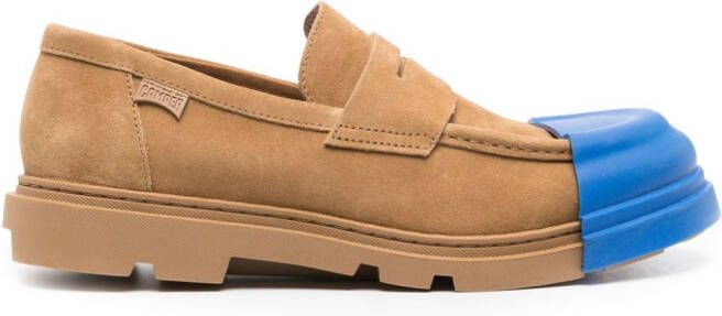Camper Junction suede loafers Brown