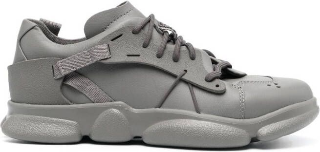 Camper Karst lace-up leather sneakers Grey