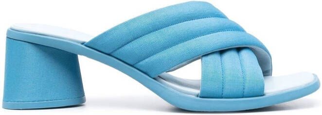 Camper Kiara 60mm crossover-strap sandals Blue
