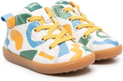 Camper Kids all-over graphic-print sneakers White