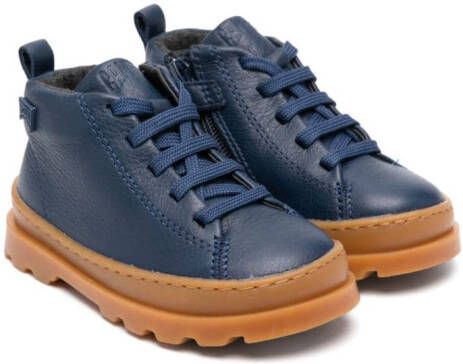 Camper Kids Brutus leather boots Blue