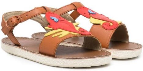 Camper Kids seahorse sandals Brown