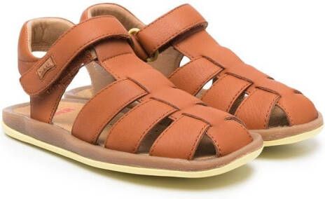 Camper Kids side touch-strap fastening sandals Brown