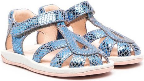 Camper Kids Bicho caged-strap sandals Blue