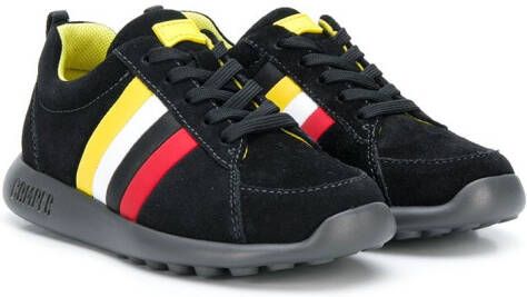Camper Kids striped lace-up sneakers Black