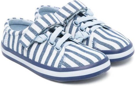 Camper Kids striped low-top sneakers Blue