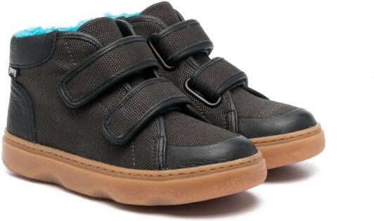 Camper Kids touch-strap recycled cotton sneakers Grey