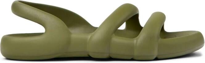 Camper Kobarah slingback slides Green
