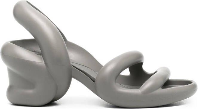 Camper Kobrah 75mm slingback sandals Grey
