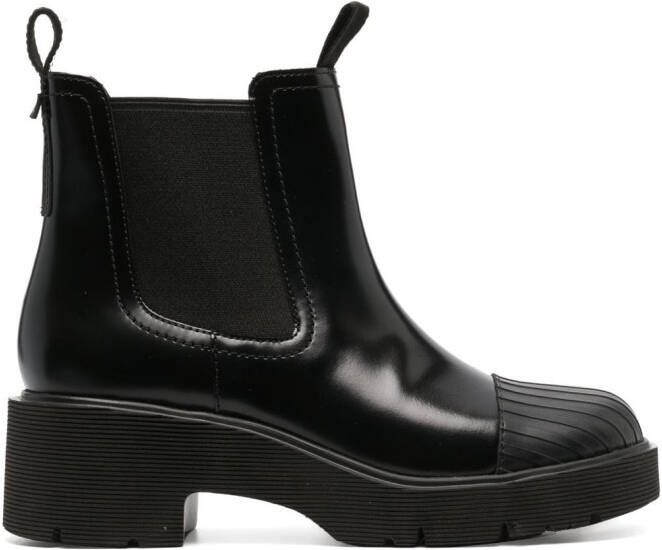 Camper Milah leather ankle boots Black