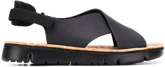 Camper Oruga crossover sandals Black