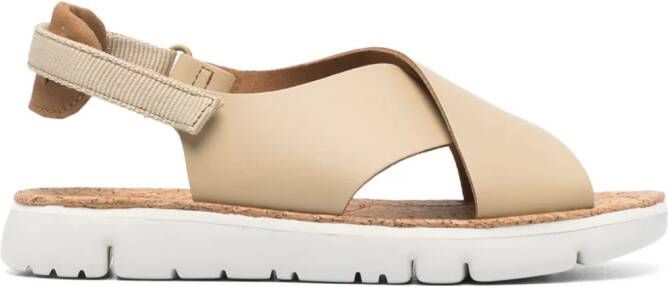 Camper Oruga flat sandals Neutrals
