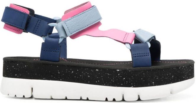 Camper Oruga platform sandals Blue