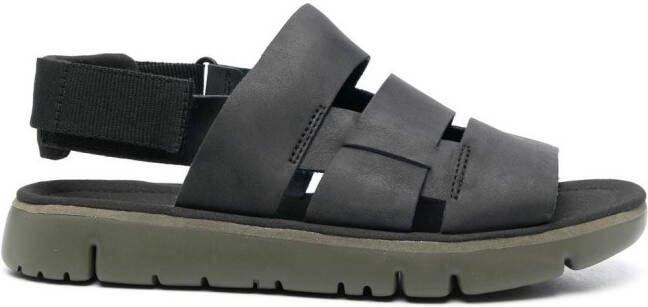 Camper Oruga strap detail sandals Black