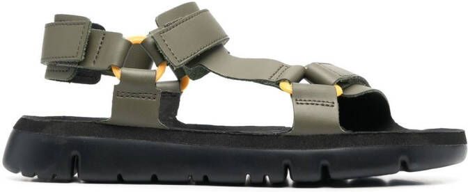 Camper Oruga touch-strap sandals Green