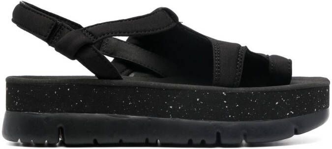 Camper Oruga Up open toe sandals Black