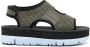 Camper Oruga Up platform sandals Green - Thumbnail 1