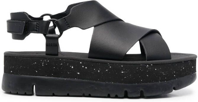 Camper Oruga Up sandals Black