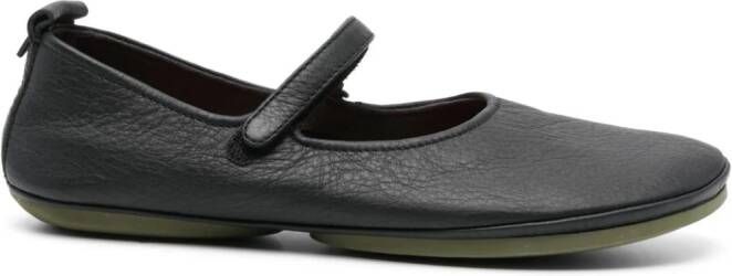 Camper Right Nina leather ballerina shoes Black