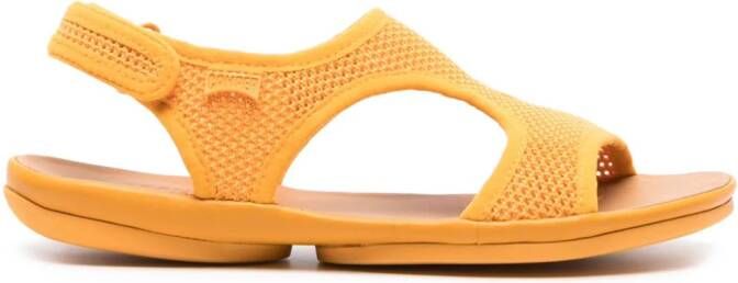 Camper Right Nina open-knit sandals Orange