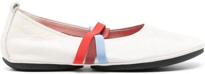 Camper Right Nina Twins ballerina shoes White